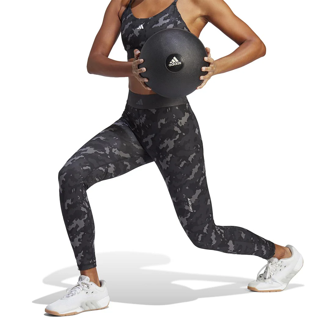 adidas - Women's Techfit Camo 7/8 Leggings (HS7416) - Image 2