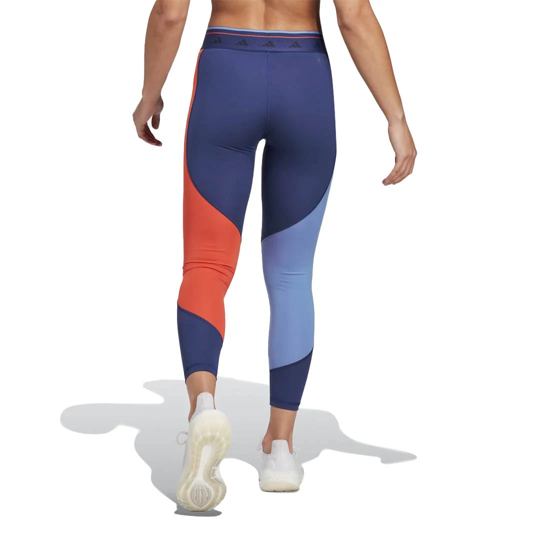 adidas - Women's Techfit Colorblock 7/8 Leggings (IQ3432) - Image 3