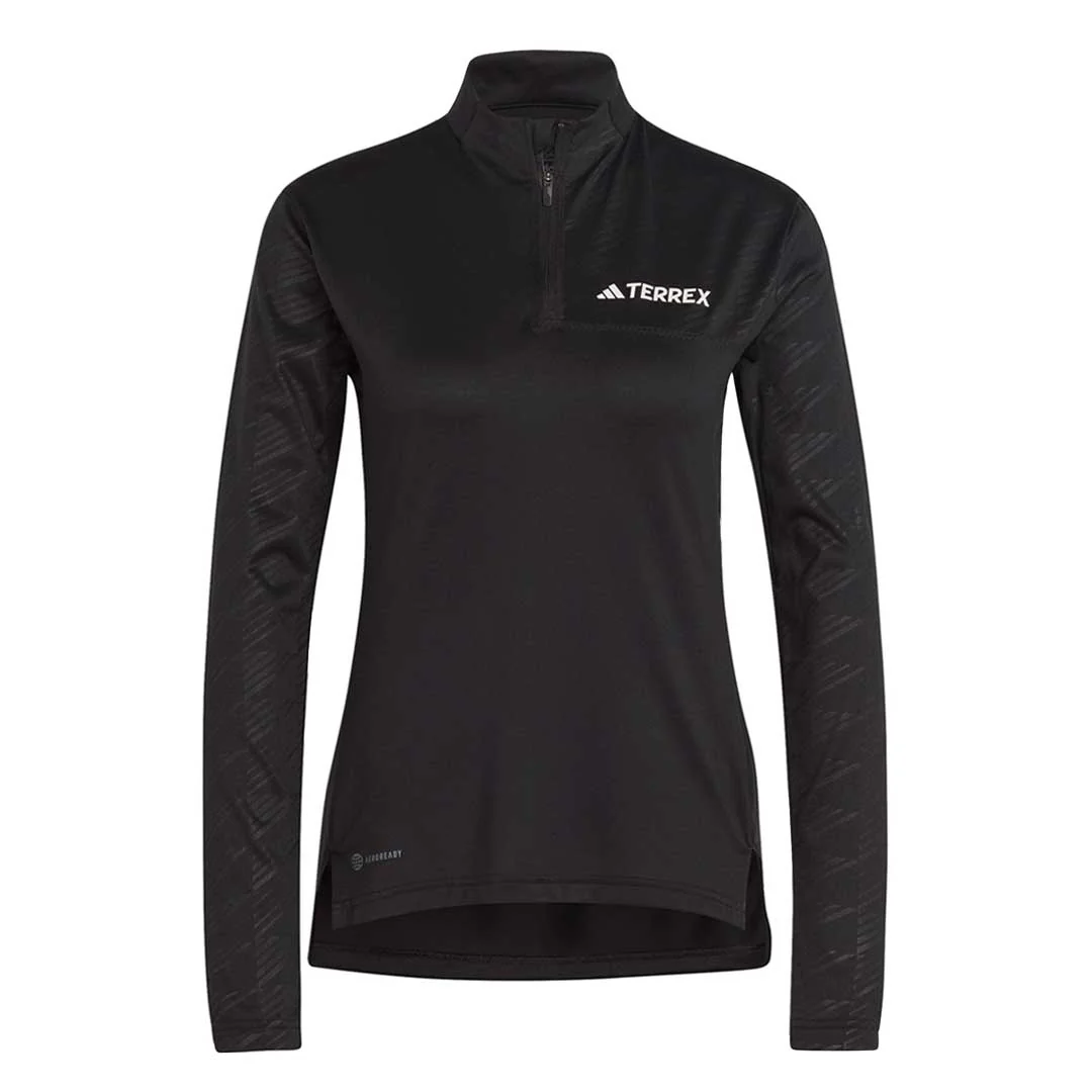 adidas - Women's Terrex Multi Half-Zip Long Sleeve T-Shirt (HM4016)
