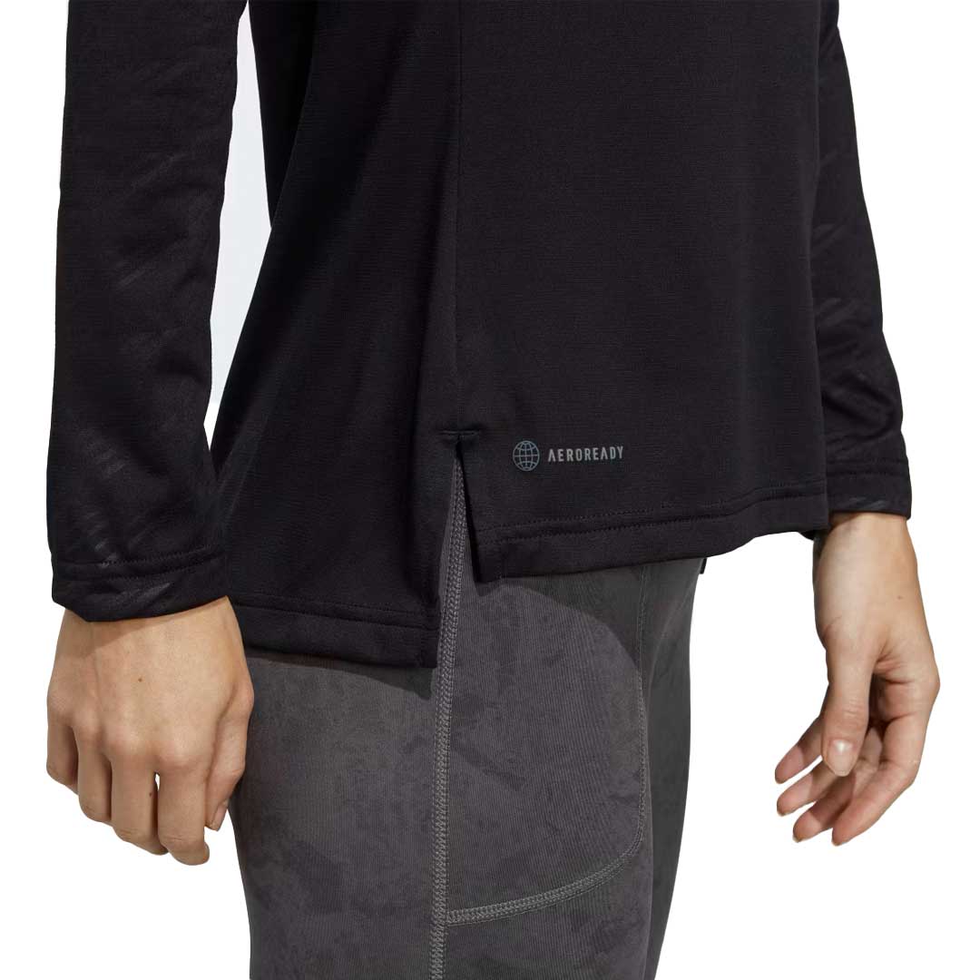 adidas - Women's Terrex Multi Half-Zip Long Sleeve T-Shirt (HM4016) - Image 6