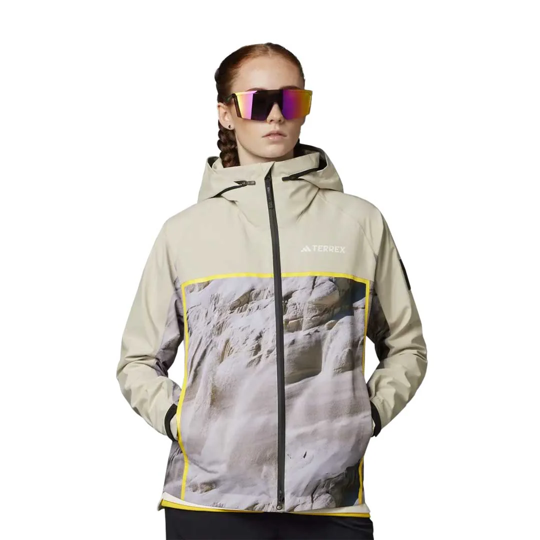 adidas - Women's Terrex National Geographic Rain.Rdy Jacket (IC1992) - Image 2