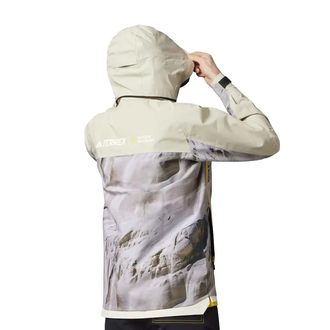 adidas - Women's Terrex National Geographic Rain.Rdy Jacket (IC1992) - Image 3