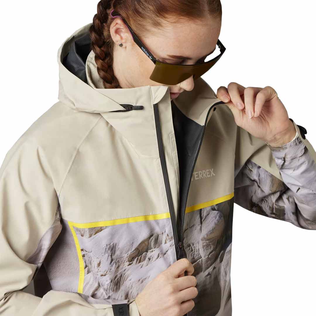 adidas - Women's Terrex National Geographic Rain.Rdy Jacket (IC1992) - Image 4