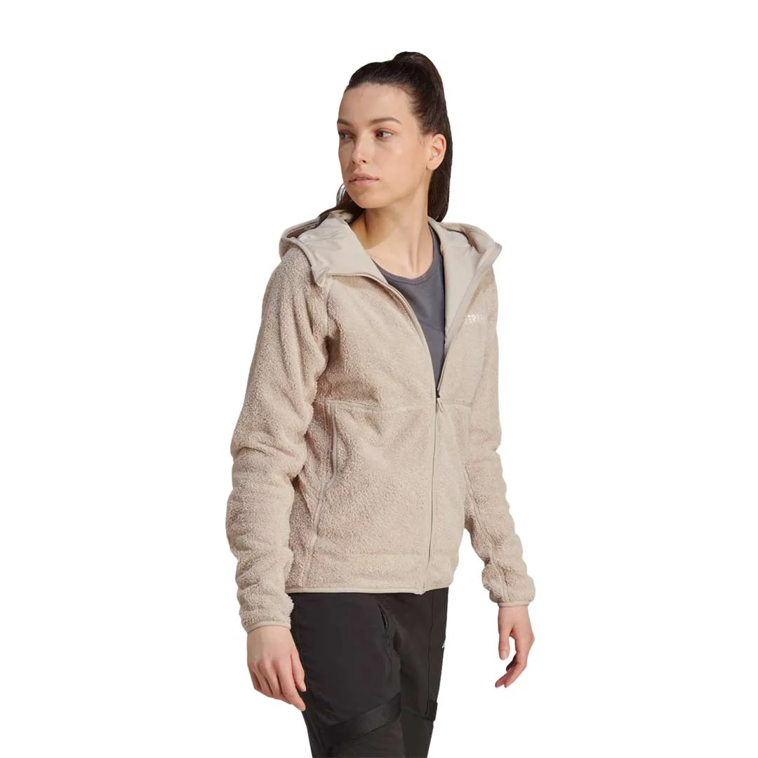 adidas - Women's Terrex Reversible High-Pile Full Zip Fleece Jacket (IB1862) - Image 3