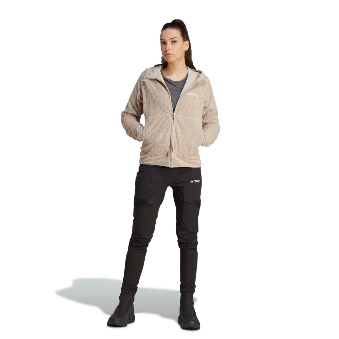 adidas - Women's Terrex Reversible High-Pile Full Zip Fleece Jacket (IB1862) - Image 4