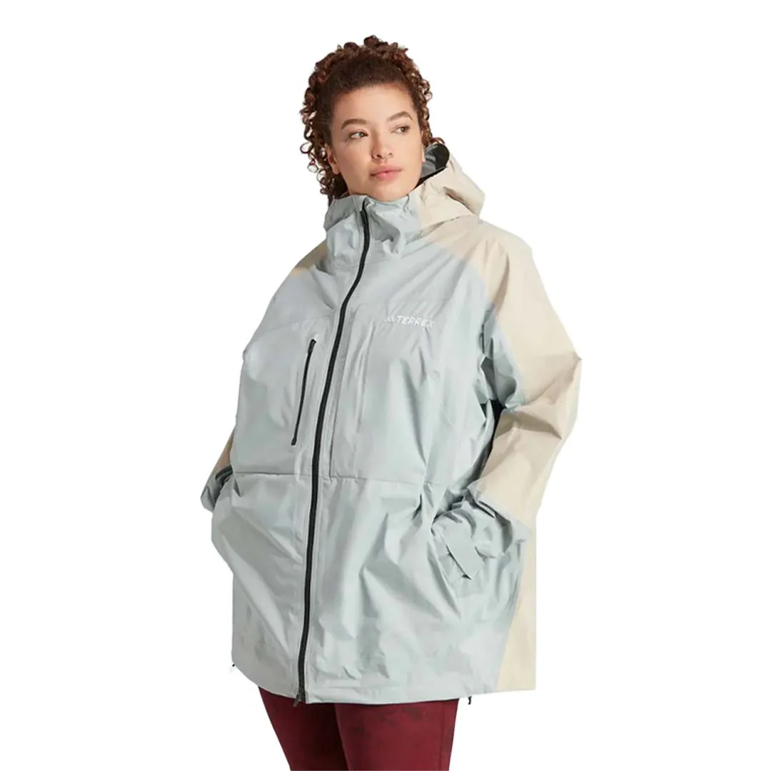 adidas - Women's Terrex Xploric RAIN.RDY Hiking Jackets (Plus Size) (IB4265) - Image 2