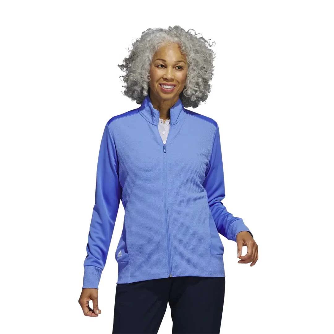 adidas - Women's Textured Full Zip Golf Jacket (HR2985) - Image 2