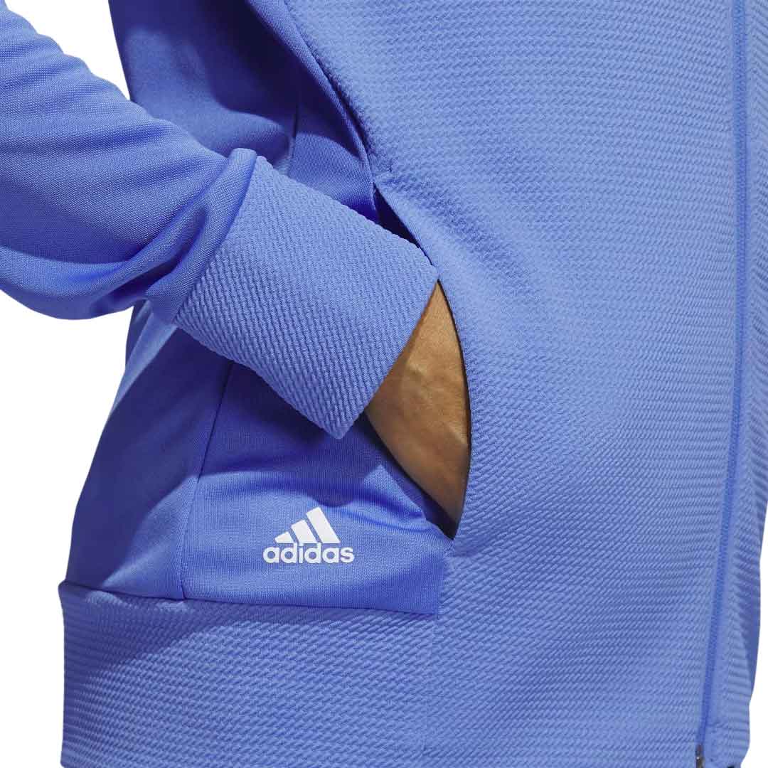 adidas - Women's Textured Full Zip Golf Jacket (HR2985) - Image 4