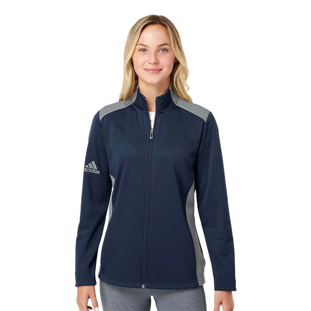 adidas - Women's Textured Full Zip Jacket (GR4707) - Image 2
