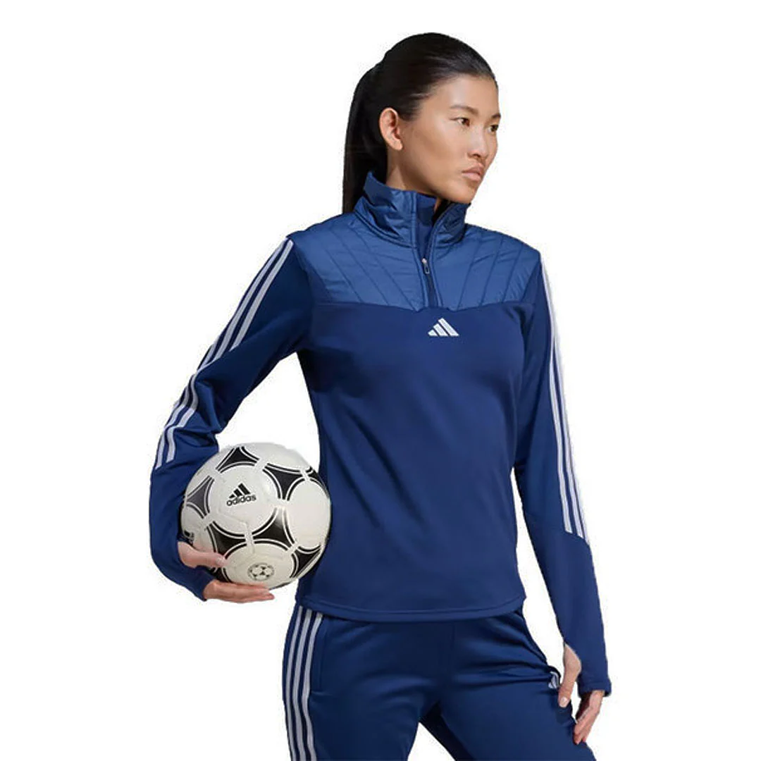 adidas - Women's Tiro 23 Winterized 1/4 Zip Top (IL3178) - Image 3