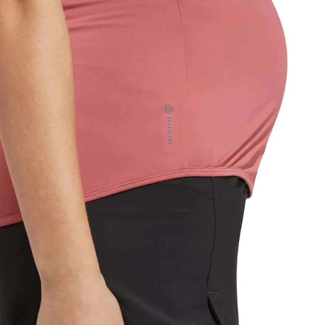 adidas - Women's Train Essentials Slim-Fit Tank Top (Maternity) (IB8544) - Image 6