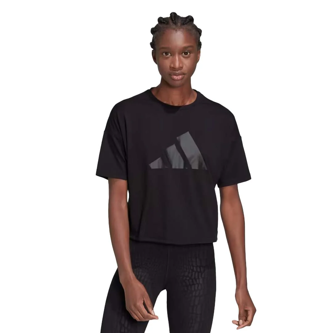 adidas - Women's Train Icons 3 Bar Logo T-Shirt (HD8973) - Image 2