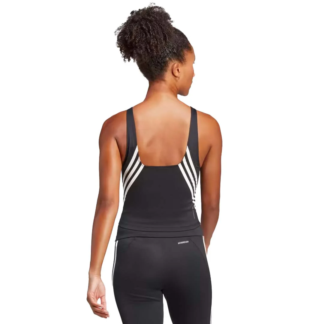 adidas - Women's Train Icons 3-Stripes Tank (HT9430) - Image 3