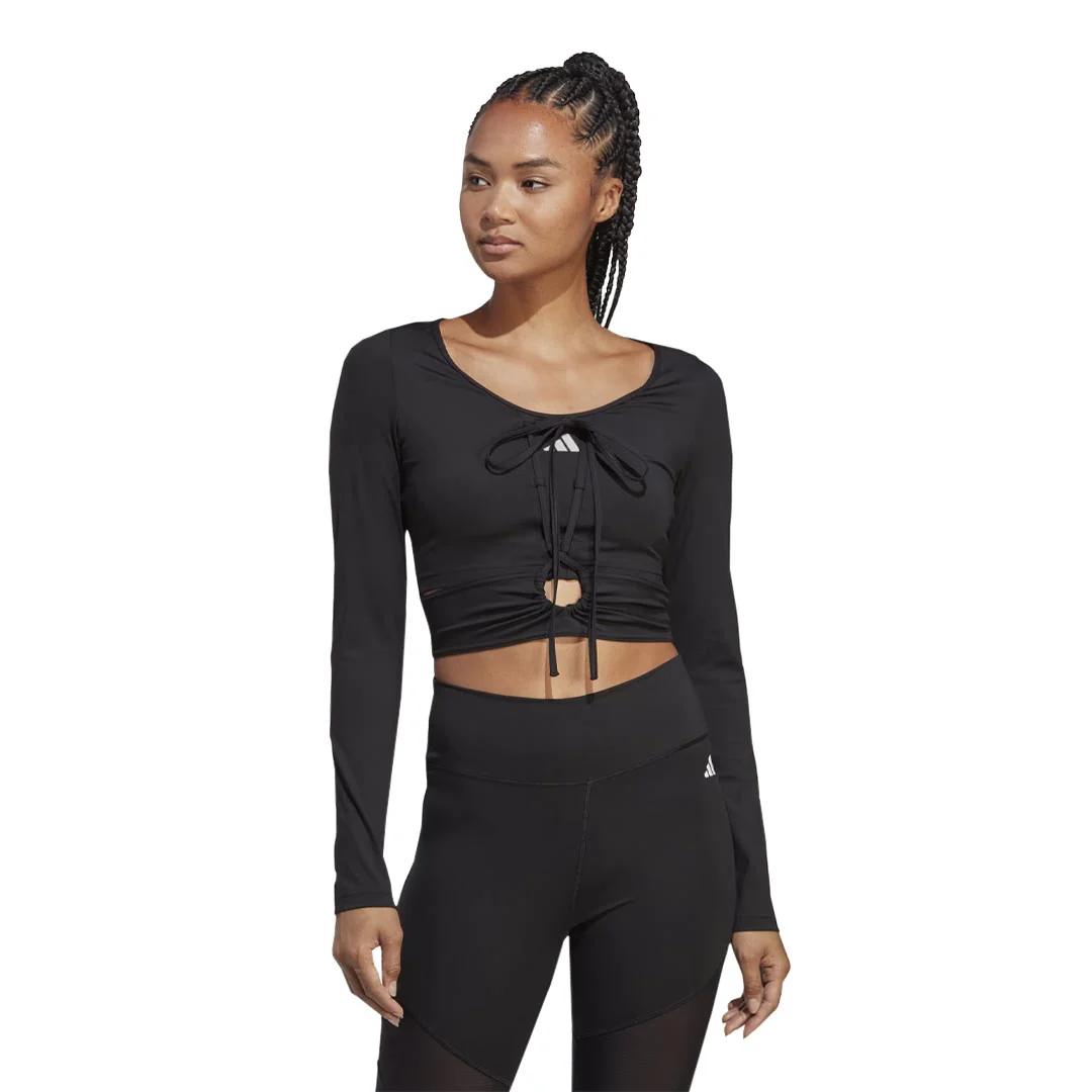 adidas - Women's Training Dance Long Sleeve T-Shirt (HS2326) - Image 3