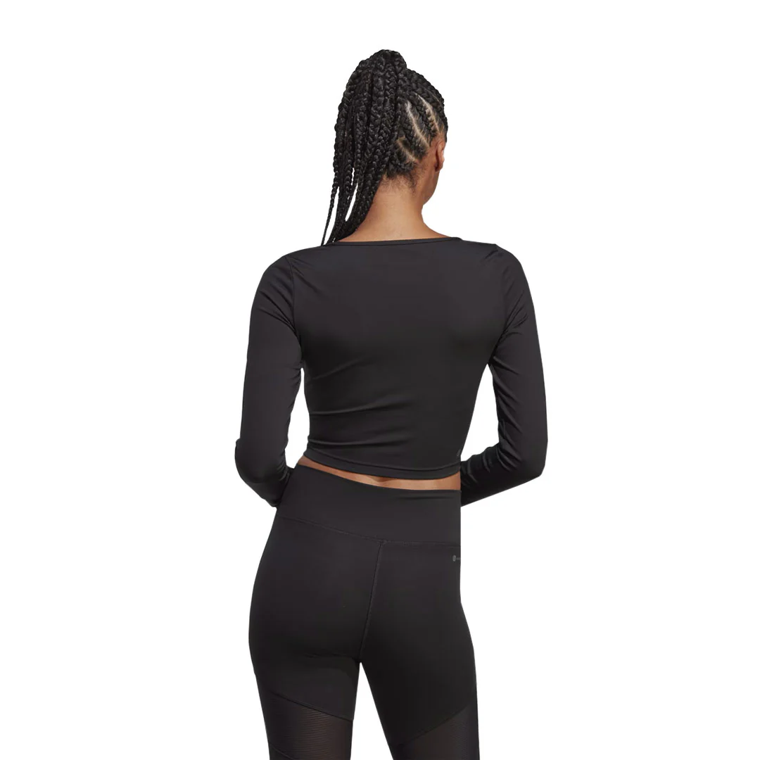 adidas - Women's Training Dance Long Sleeve T-Shirt (HS2326) - Image 4