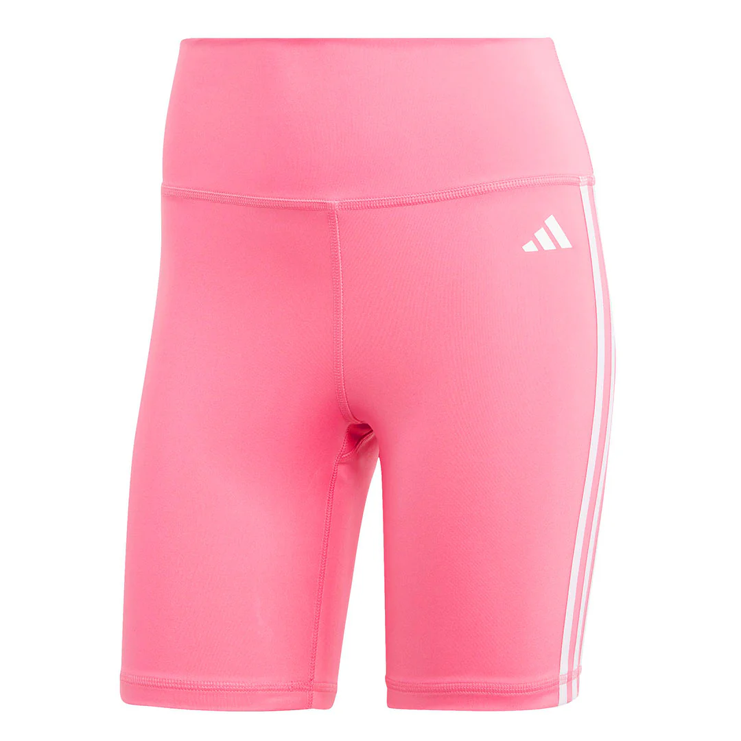 adidas - Women's Training Essentials 3-Stripes High Waisted Shorts (HY4168)