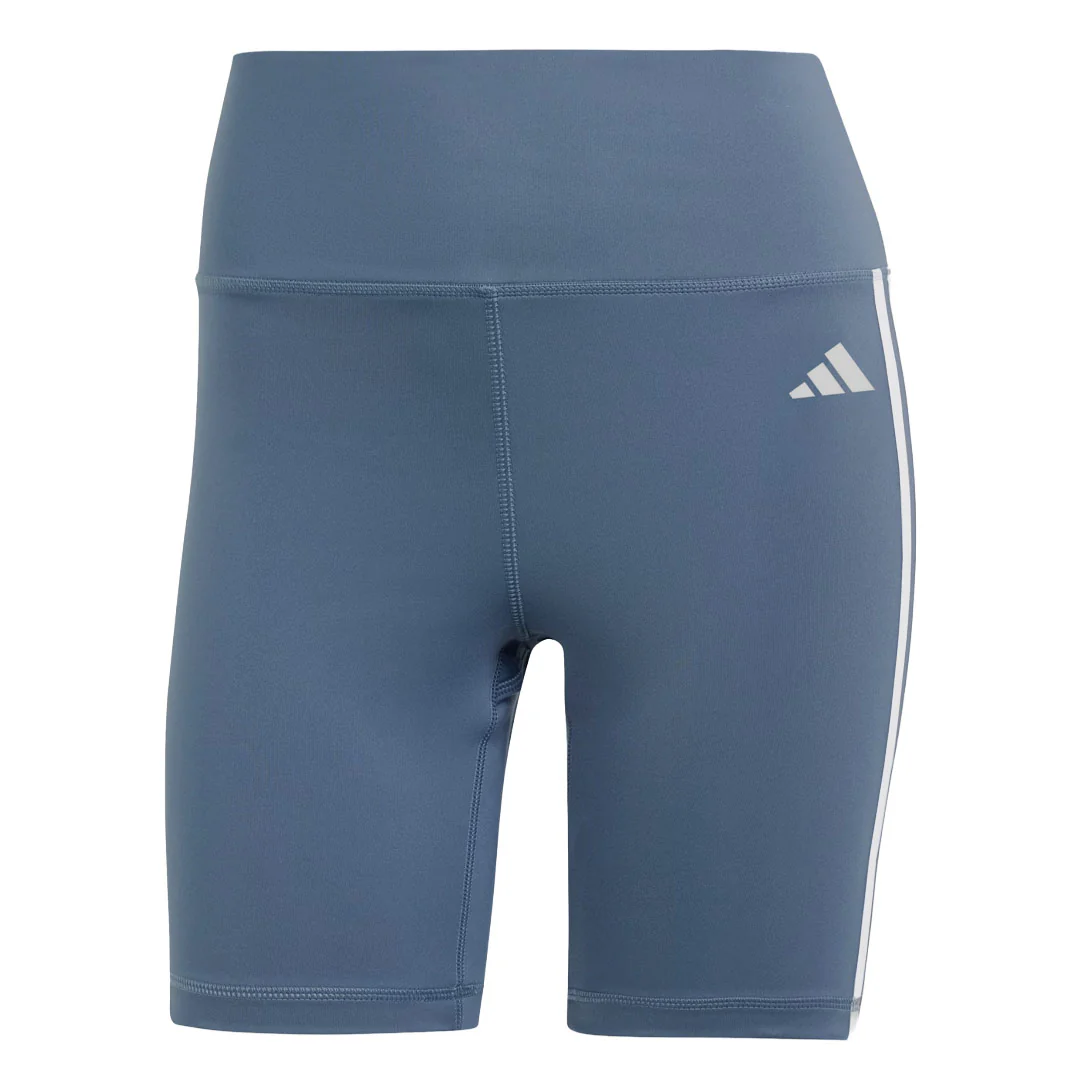 adidas - Women's Training Essentials 3-Stripes High-Waisted Shorts (IS4208)