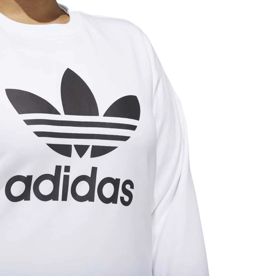 adidas - Women's Trefoil Crew Sweatshirt (Plus Size) (IL7037) - Image 4