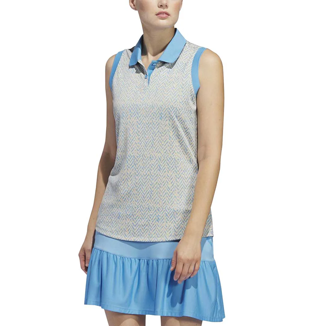 adidas - Women's Ultimate365 Jacquard Polo (IP4243) - Image 2