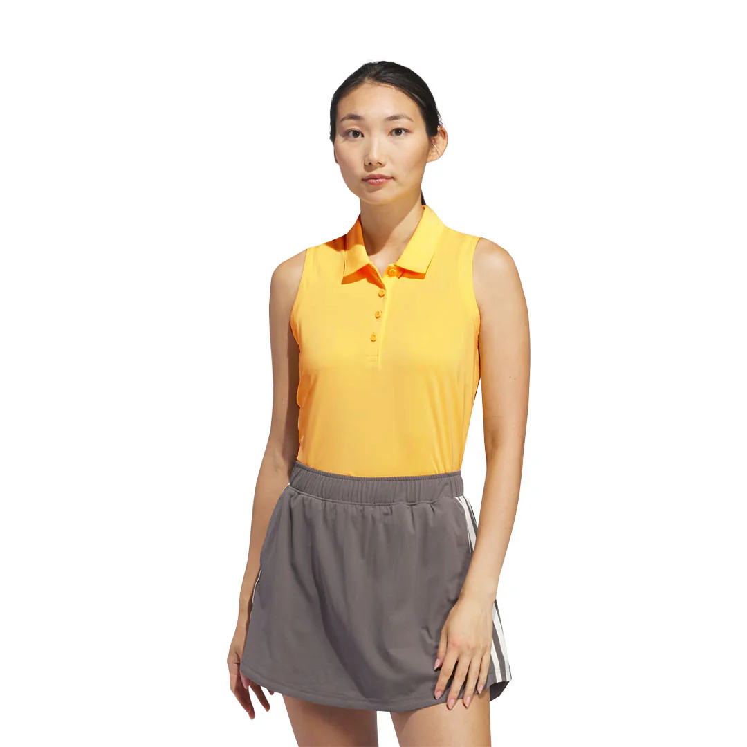 adidas - Women's Ultimate365 Solid Sleeveless Polo (IP4218) - Image 2