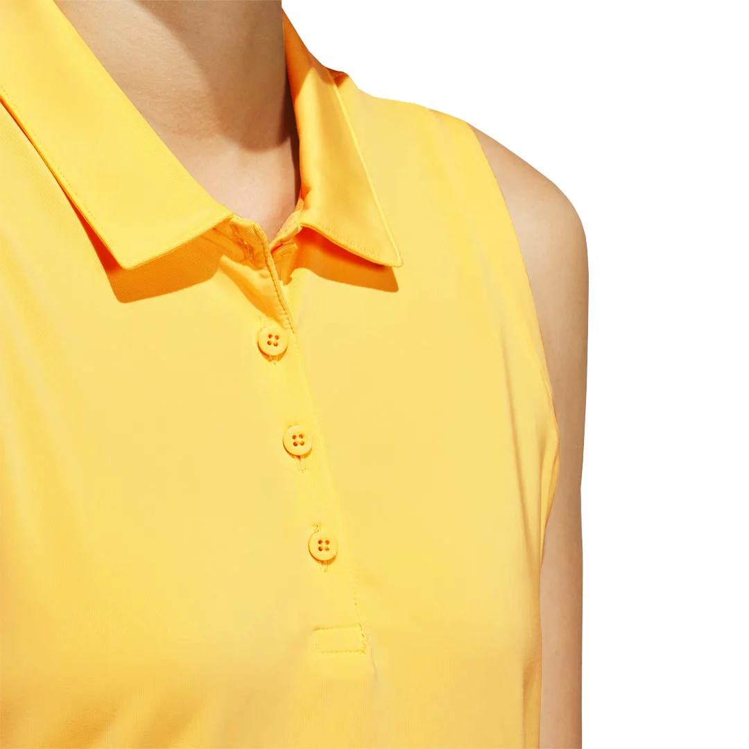 adidas - Women's Ultimate365 Solid Sleeveless Polo (IP4218) - Image 4