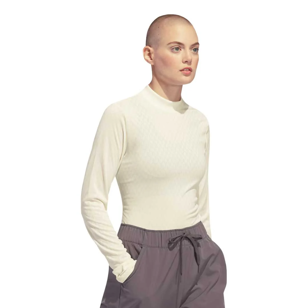 adidas - Women's Ultimate365 Tour HEAT.RDY Mock Neck Polo (IP4179) - Image 2