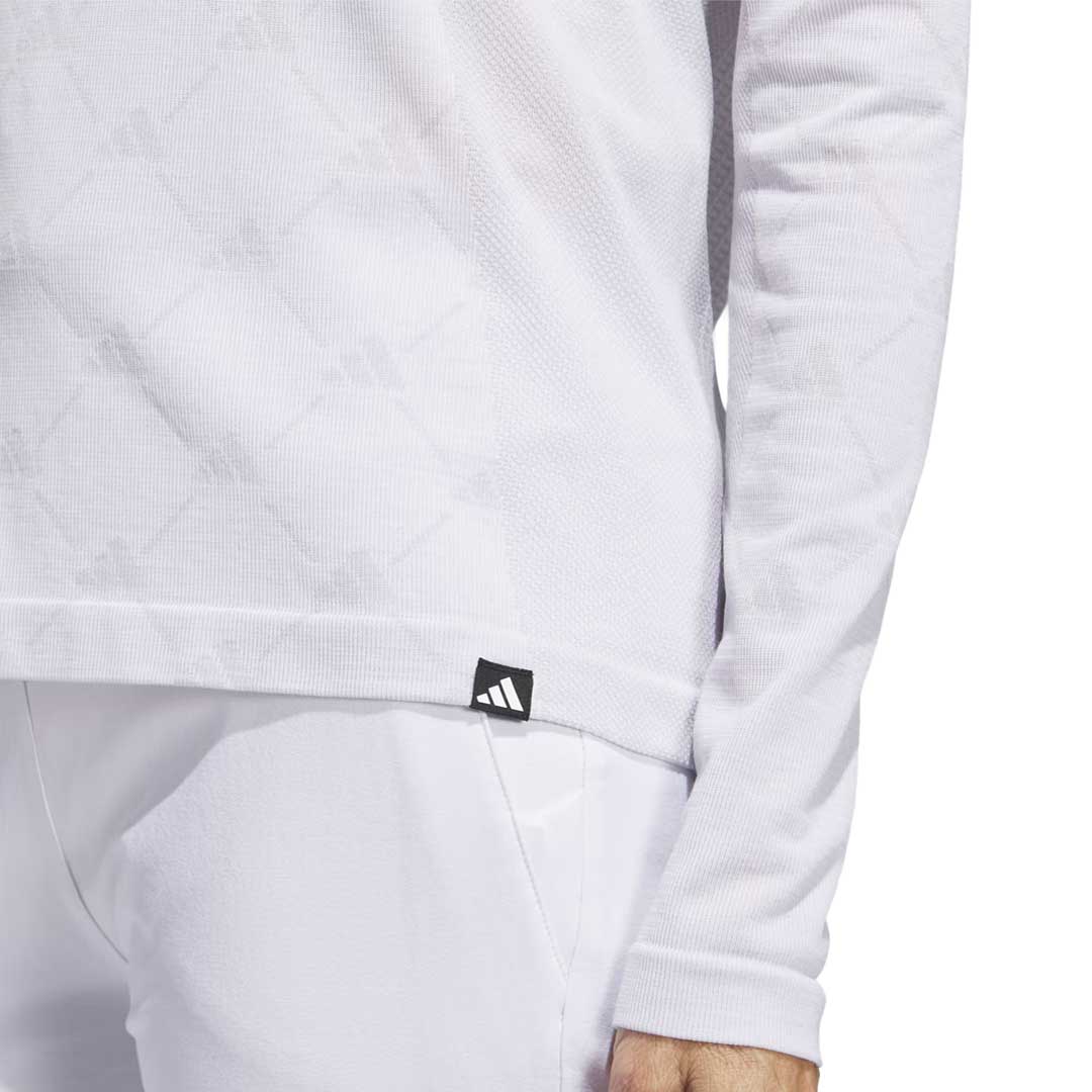 adidas - Women's Ultimate365 Tour Monogram Mock Neck Long Sleeve T-Shirt (IK7181) - Image 5