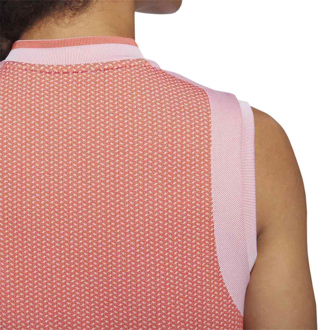adidas - Women's Ultimate365 Tour Sleeveless Primeknit Golf Polo (HS8948) - Image 4