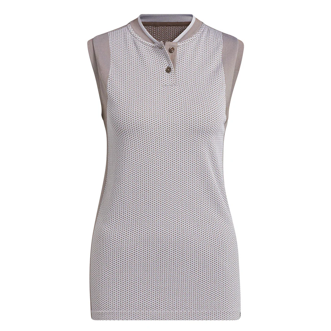 adidas - Women's Ultimate365 Tour Sleeveless Primeknit Polo (HT6340)