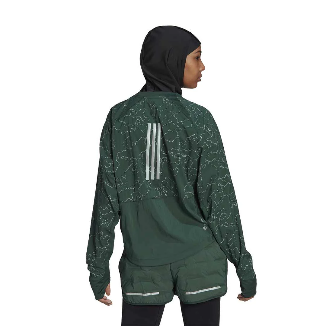 adidas - Women's X-City Running Crewneck Cover Up Jacket (HC6323) - Image 3