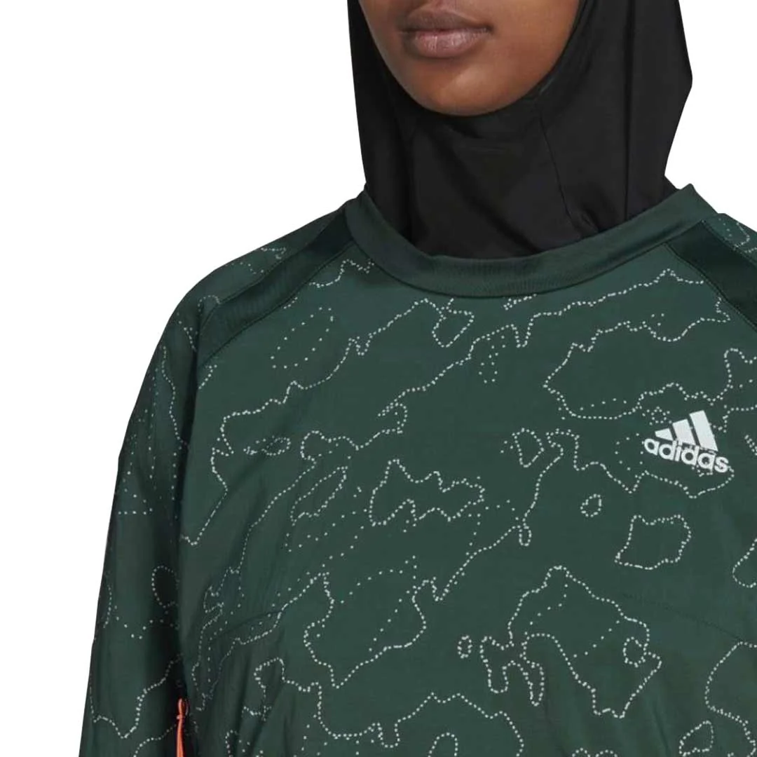 adidas - Women's X-City Running Crewneck Cover Up Jacket (HC6323) - Image 4