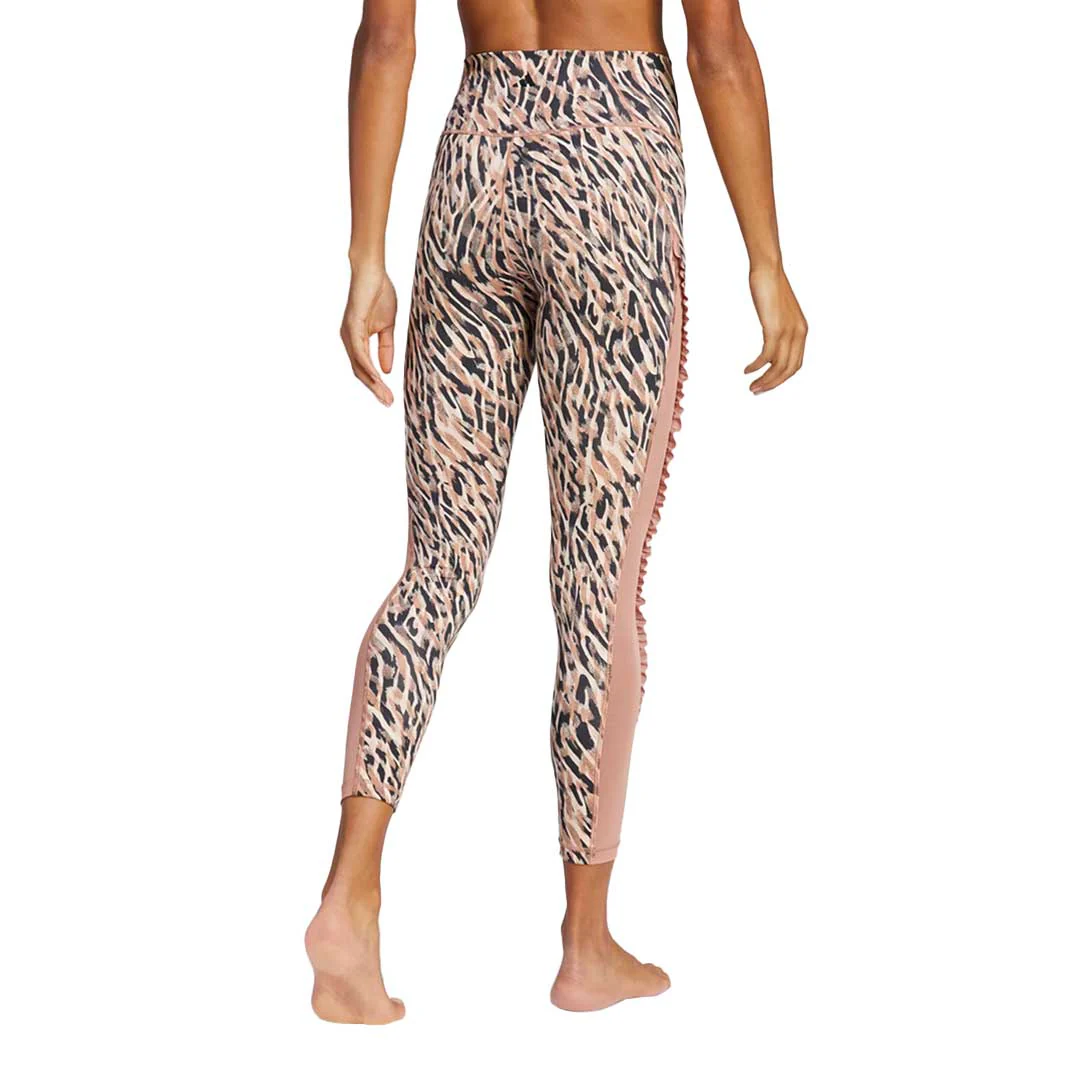 adidas - Women's Yoga Studio Clash Print 7/8 Leggings (HR5369) - Image 3