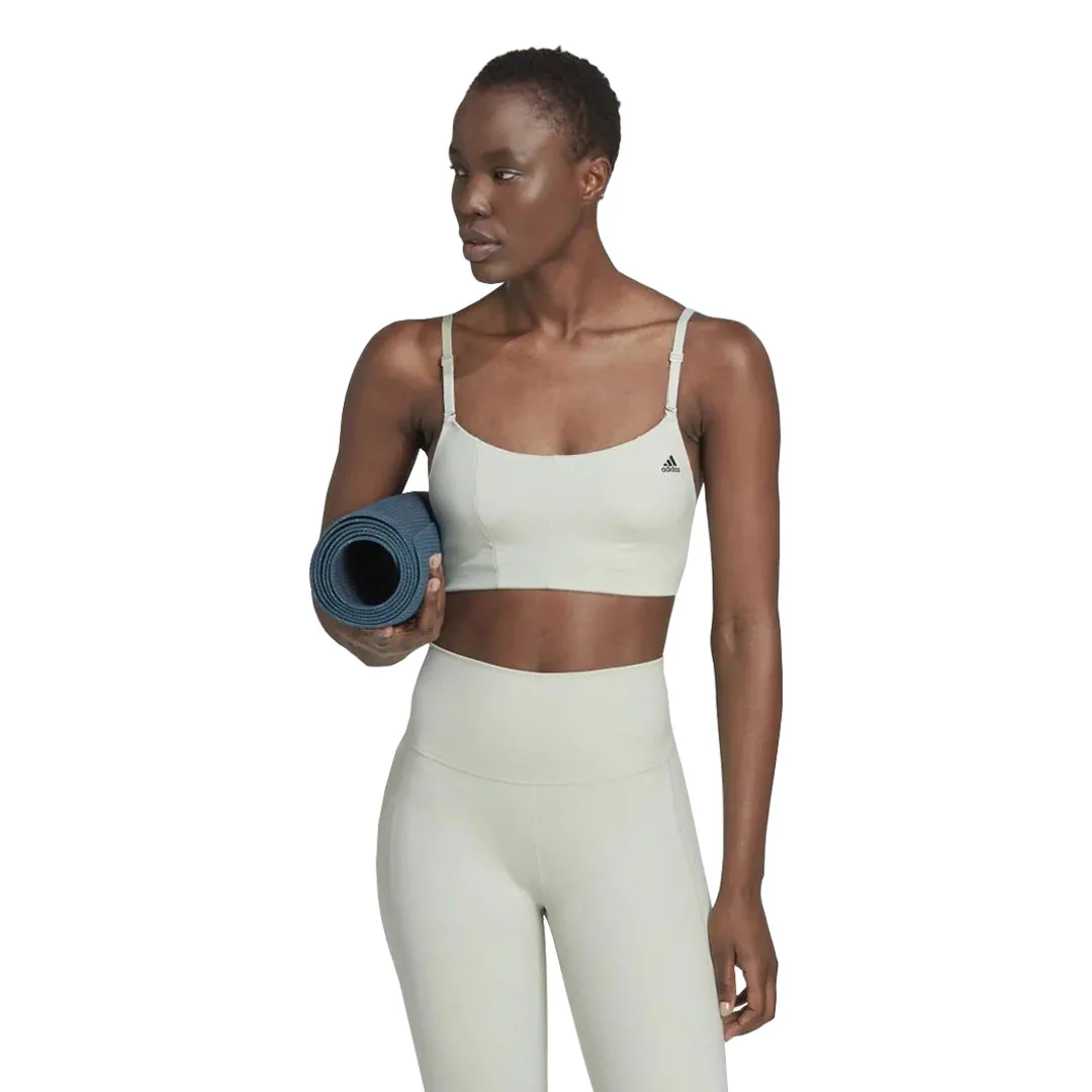 adidas - Women's Yoga Studio Light-Support Bra (HM7988) - Image 2