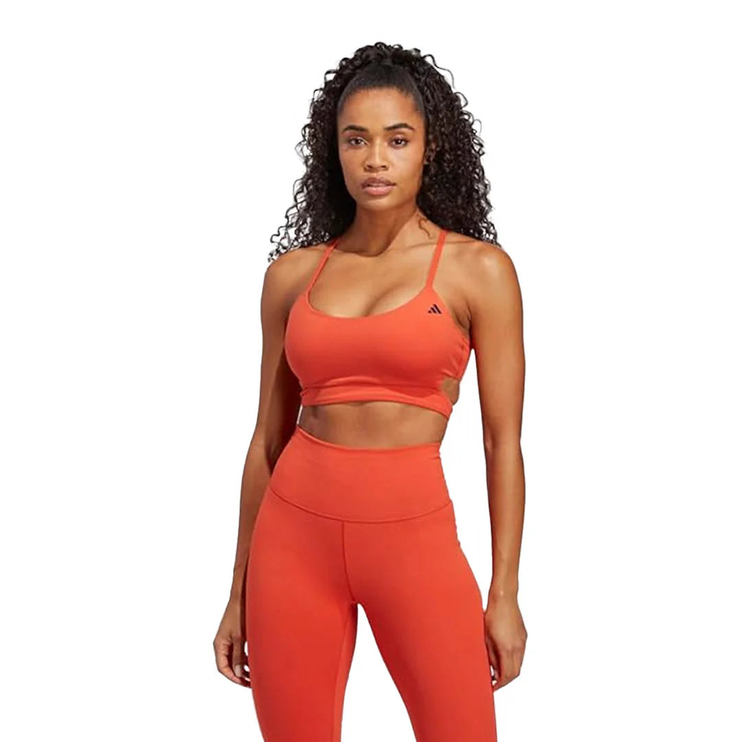 adidas - Women's Yoga Studio Light Support Longline Bra (HR9703) - Image 2