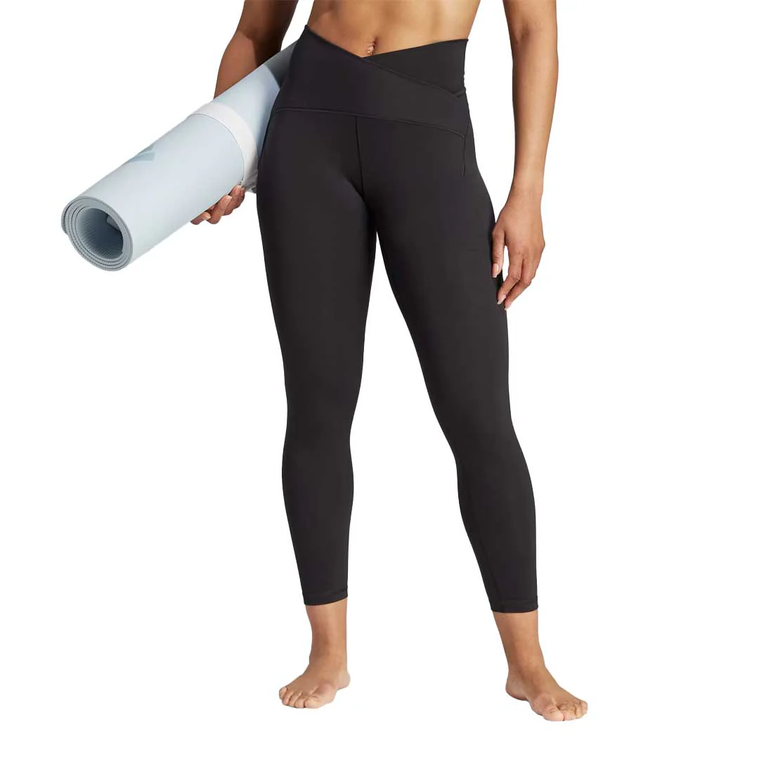 adidas - Women's Yoga Studio Luxe Crossover Waistband 7/8 Leggings (IA1912) - Image 2
