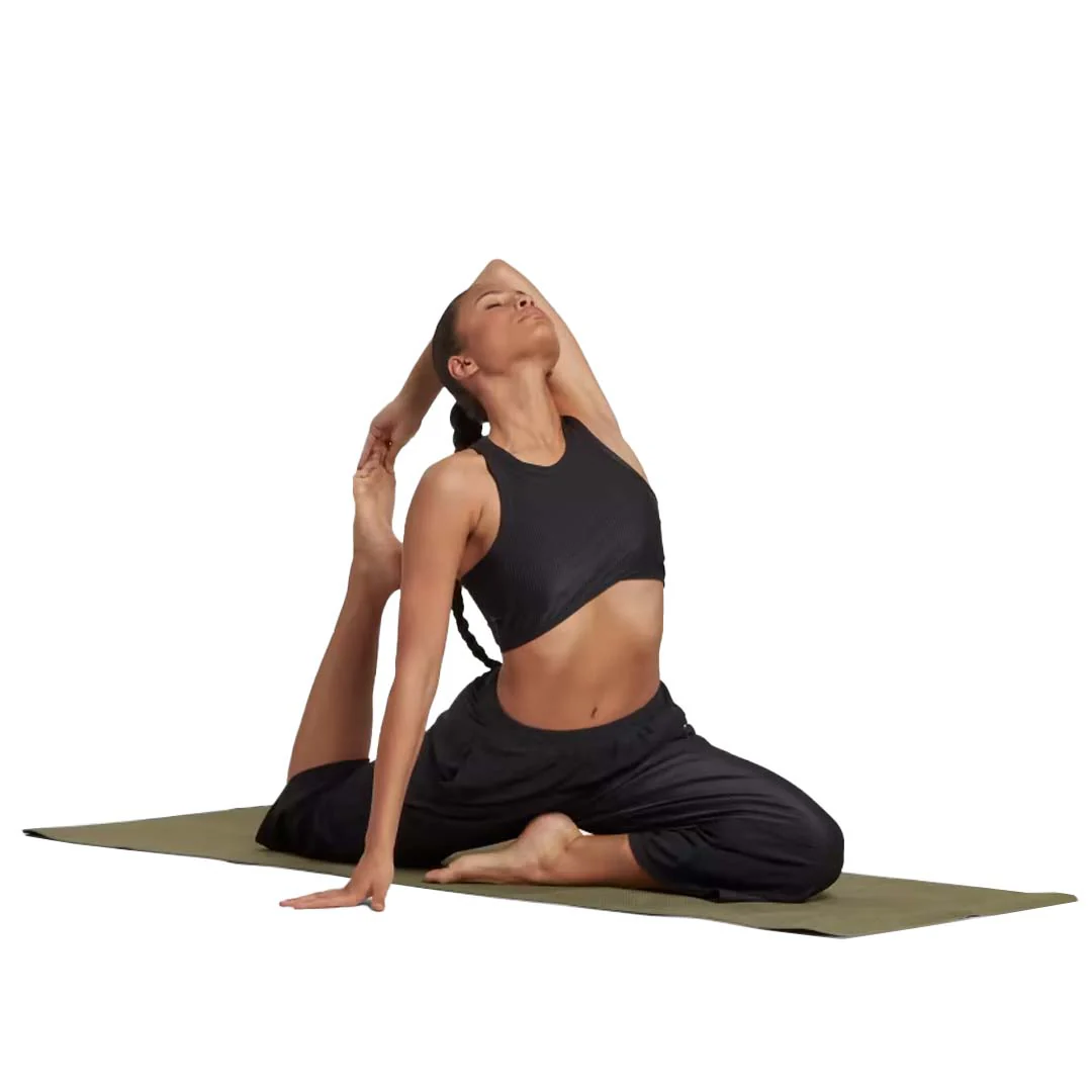 adidas - Women's Yoga Studio Wrapped Ribbed Sports Bra (HP1965) - Image 4