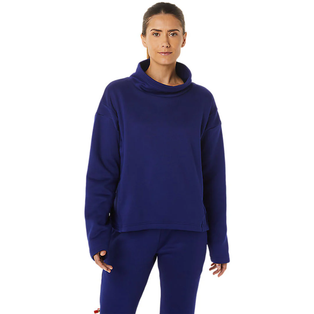 Asics - Women's Brushed Knit Pullover Sweatshirt (2032C427 400) - Image 2