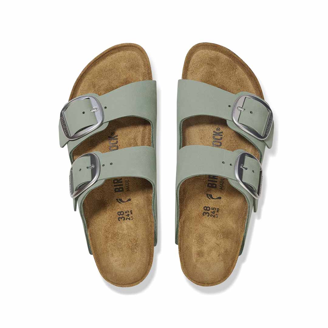 Birkenstock - Women's Arizona Big Buckle Nubuck Sandals (Narrow) (1029311) - Image 3