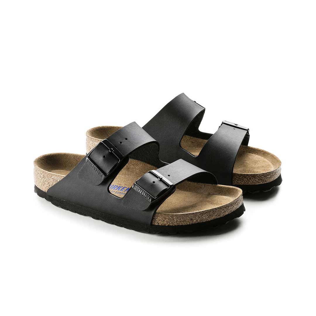 Birkenstock - Women's Arizona Birko-Flor Soft Footbed Slides (Narrow) (551253) - Image 2