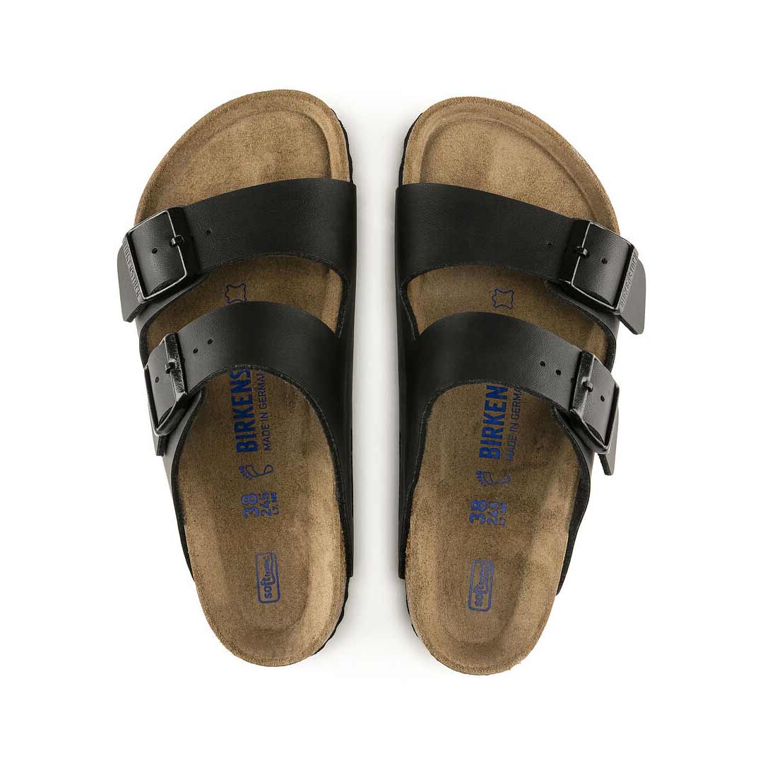 Birkenstock - Women's Arizona Birko-Flor Soft Footbed Slides (Narrow) (551253) - Image 3