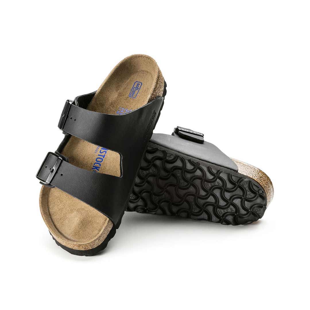 Birkenstock - Women's Arizona Birko-Flor Soft Footbed Slides (Narrow) (551253) - Image 4