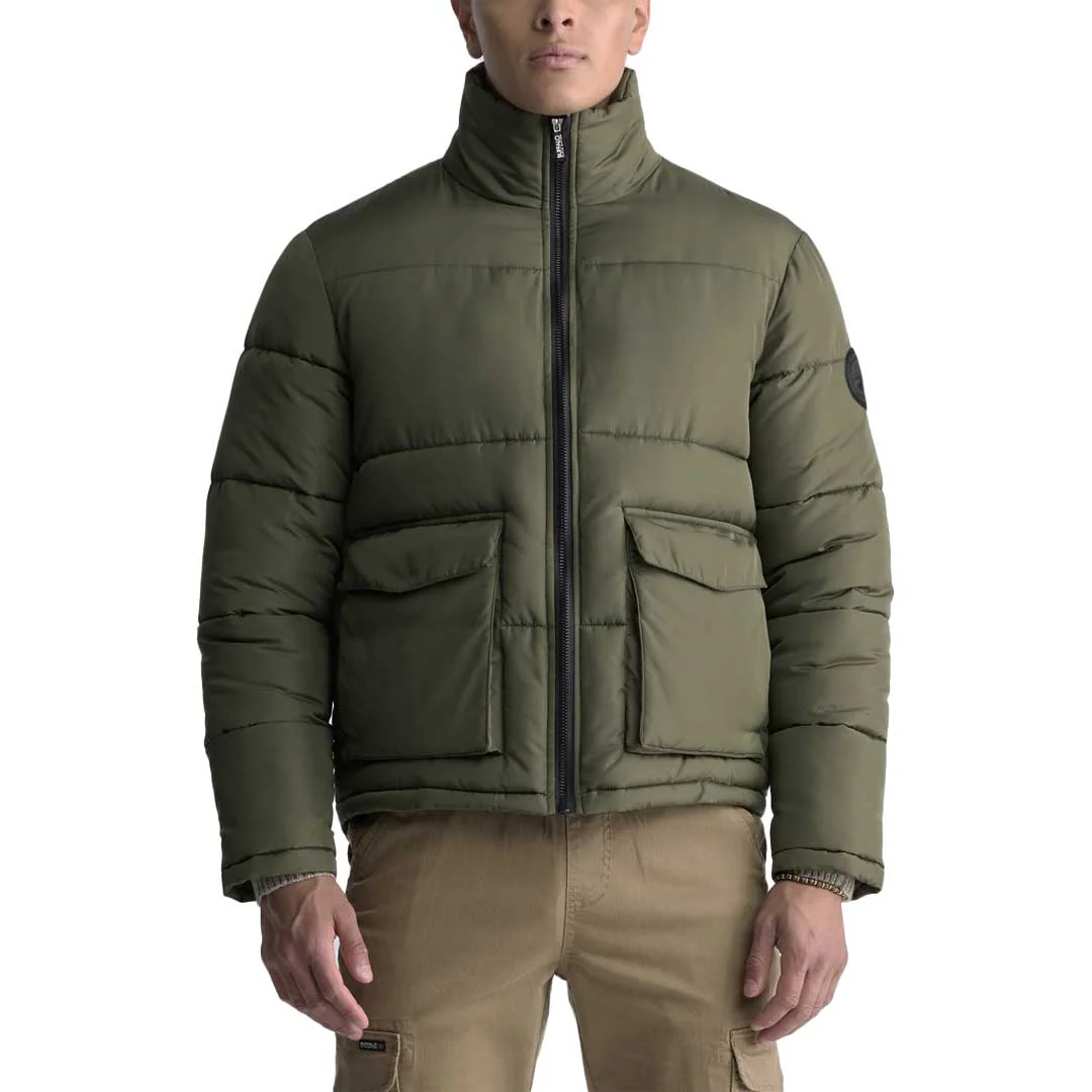 Buffalo - Men's Nestor Puffer Zip-Up Jacket (OBMOE003 312) - Image 2