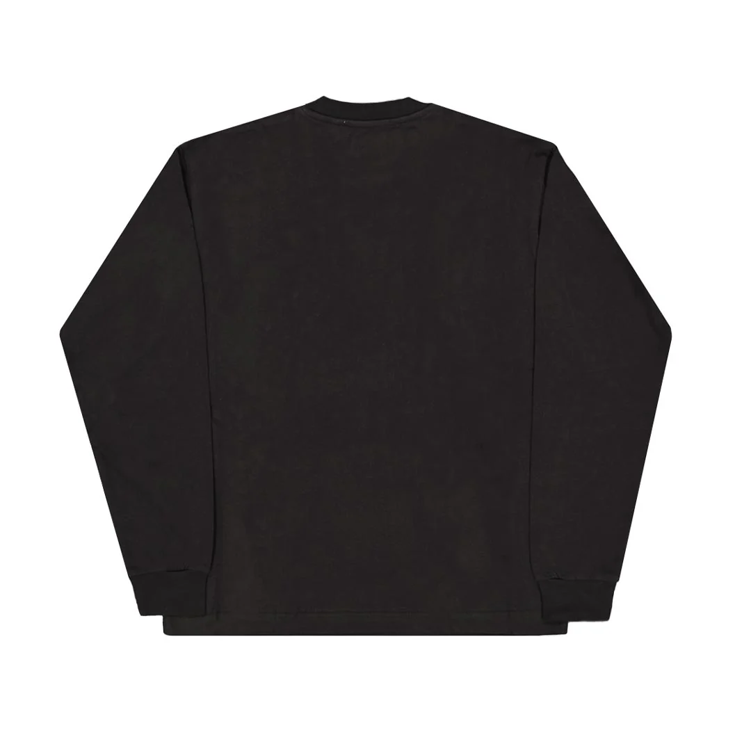Buffalo - Men's Relaxed Fit Blank Long Sleeve T-Shirt (BPM14978 001) - Image 2