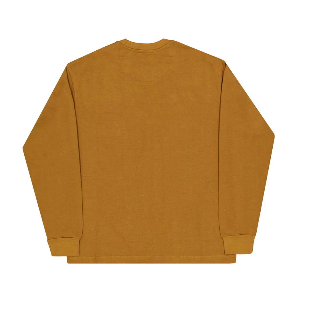 Buffalo - Men's Relaxed Fit Blank Long Sleeve T-Shirt (BPM14978 226) - Image 2