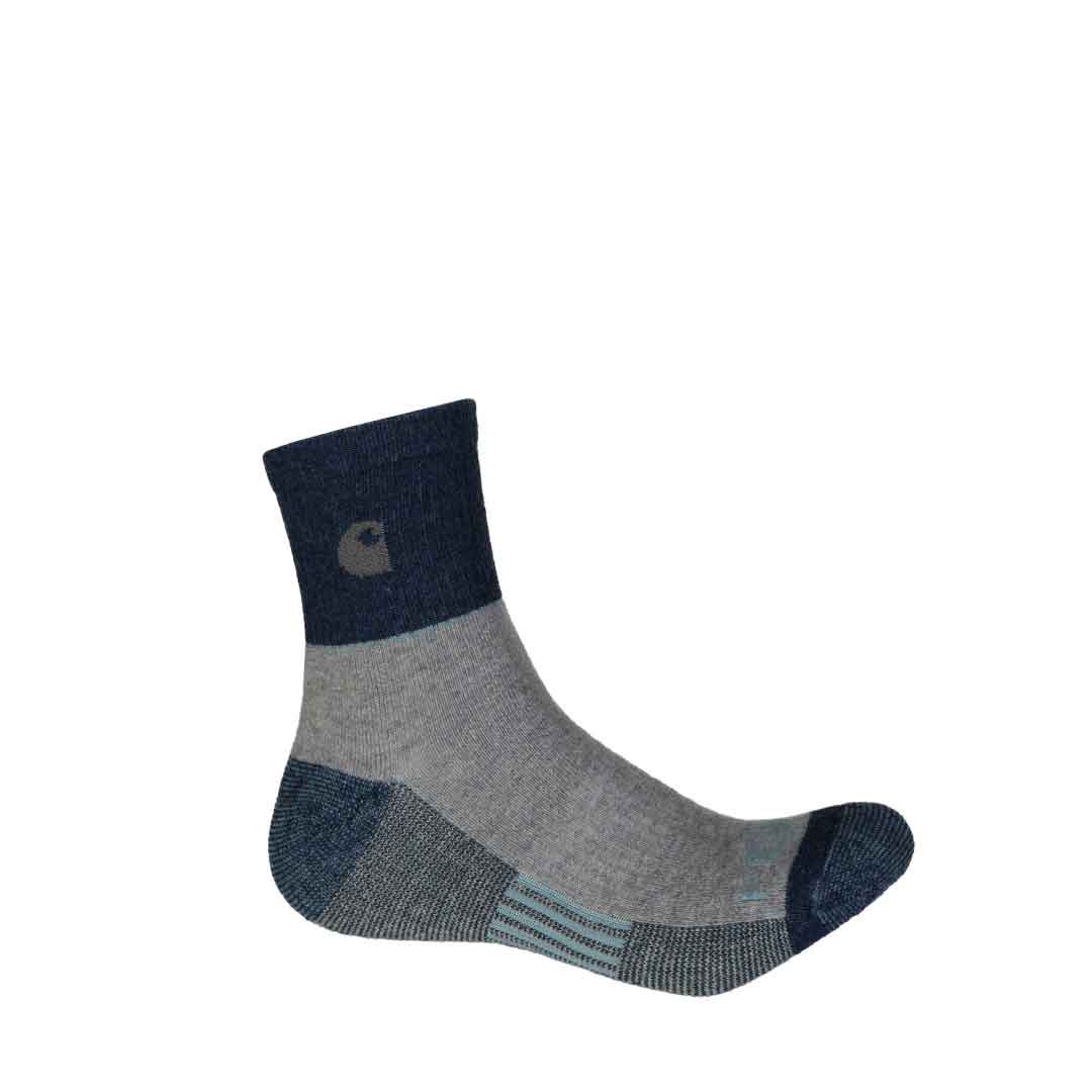Carhartt - Men's 3 Pack 1/4 Socks (CHMA0106Q3 BLU) - Image 3