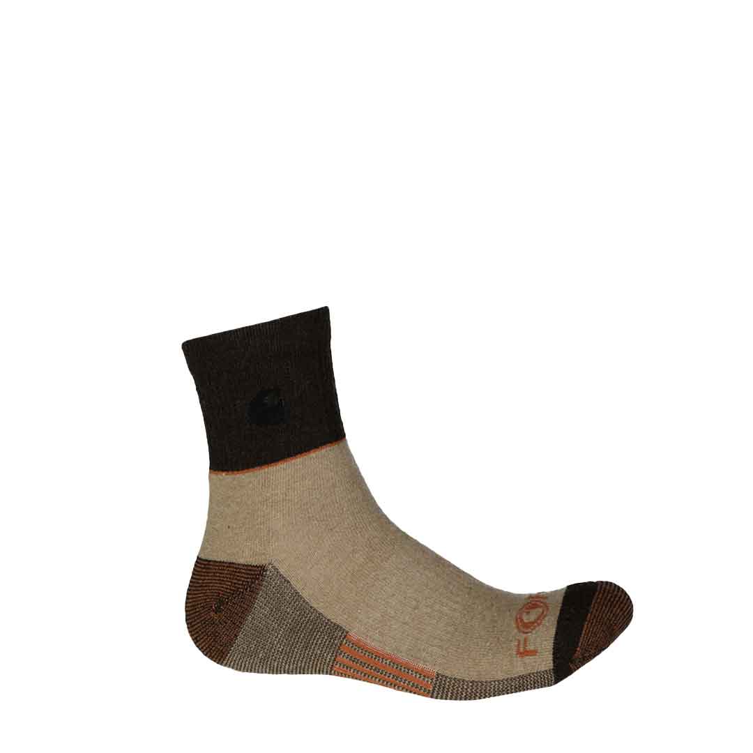 Carhartt - Men's 3 Pack 1/4 Socks (CHMA0106Q3 BRN) - Image 2