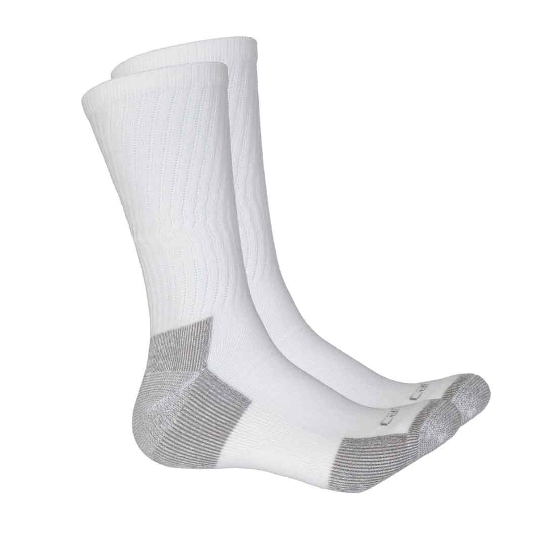 Carhartt - Men's 3 Pack Crew Socks (CHMA6203C3 WHT) - Image 4