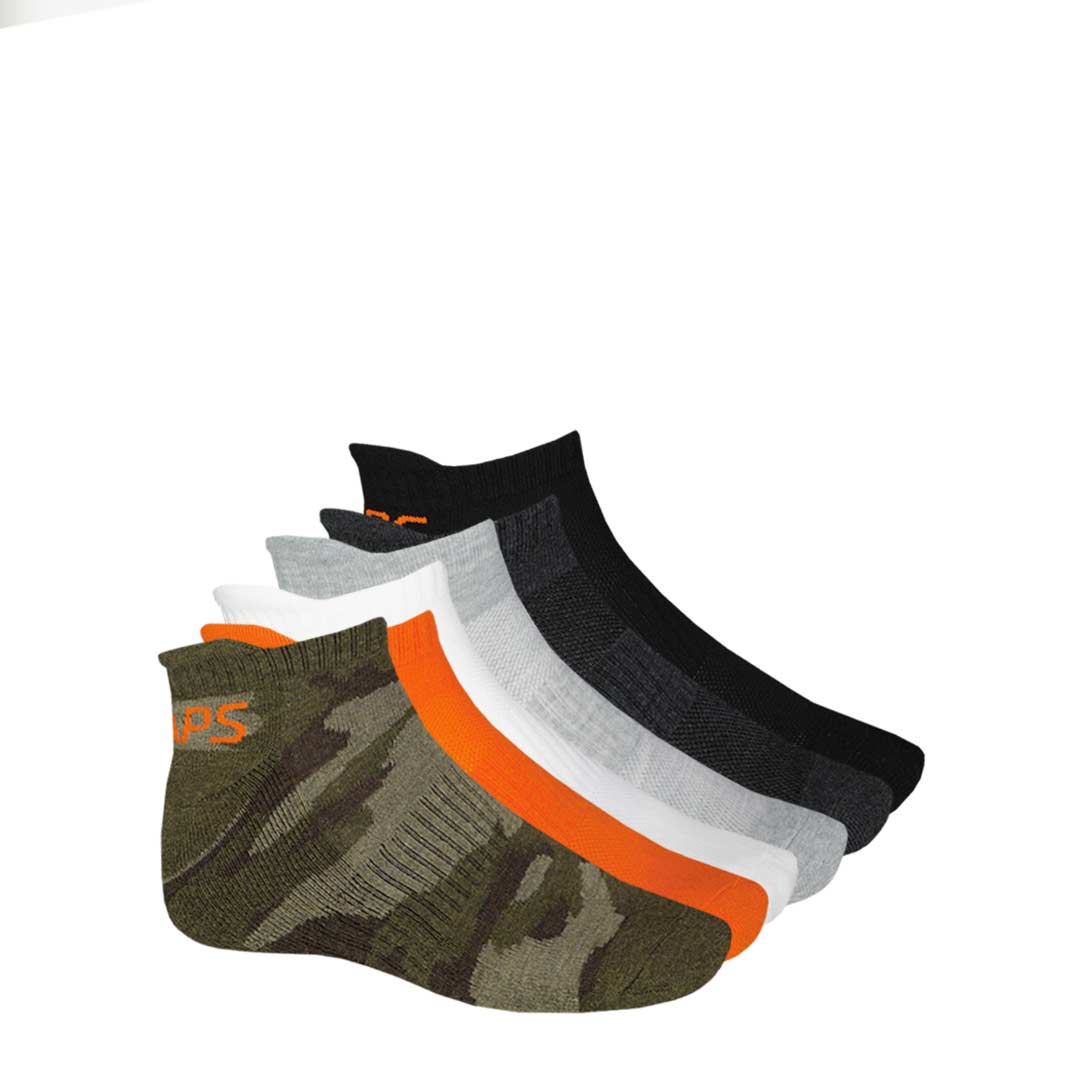 Chaps - Men's 6 Pack Low Cut Socks (CAL116PK-C OLVAS) - Image 8