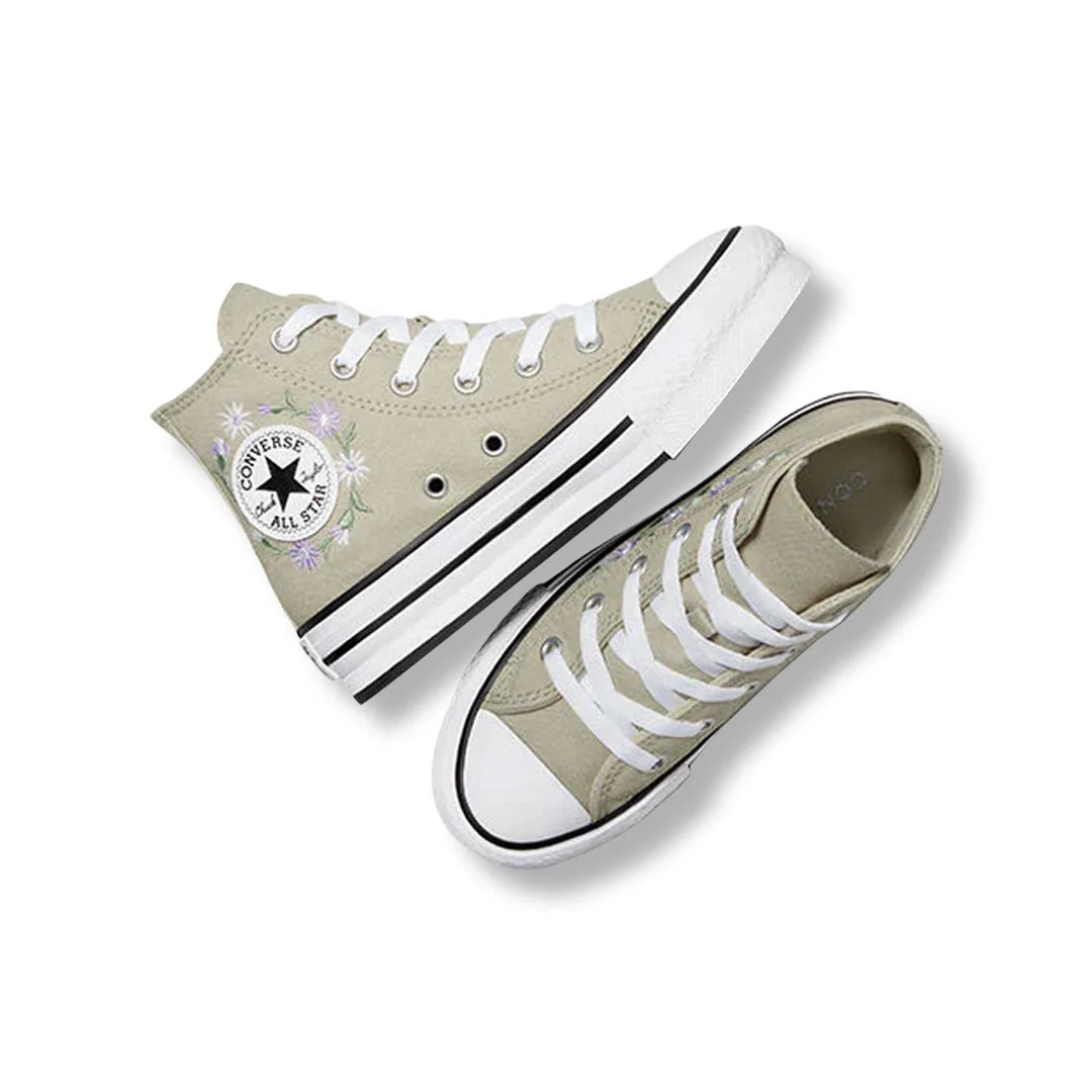 Converse - Kids' (Preschool) Chuck Taylor All Star Eva Lift High Top Shoes (A11826C) - Image 3