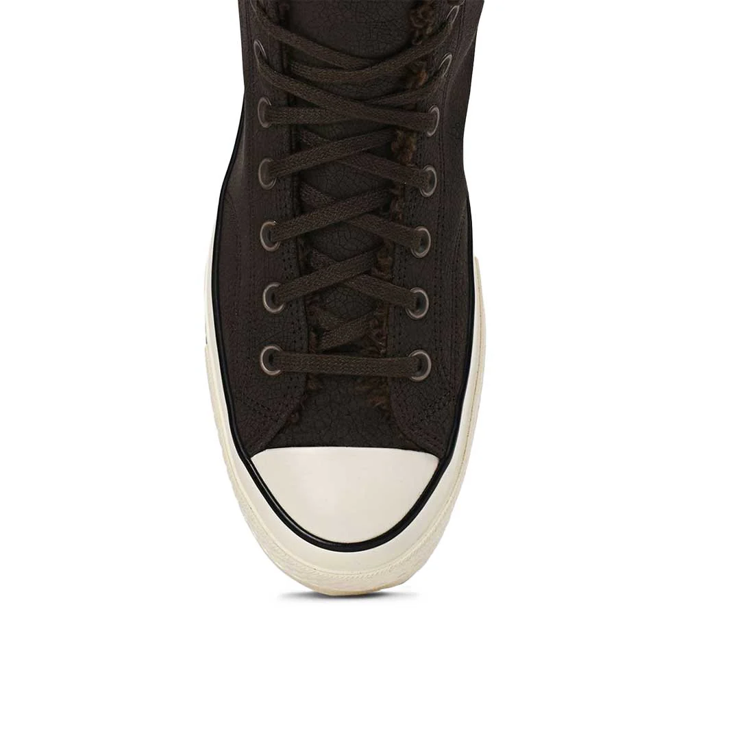 Converse - Unisex Chuck 70 Distressed Leather High Top Shoes (A09443C) - Image 6